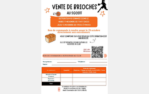 Vente de BRIOCHES - 2025