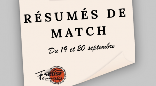 Résultats et commentaires du 19-20 Septembre 2026